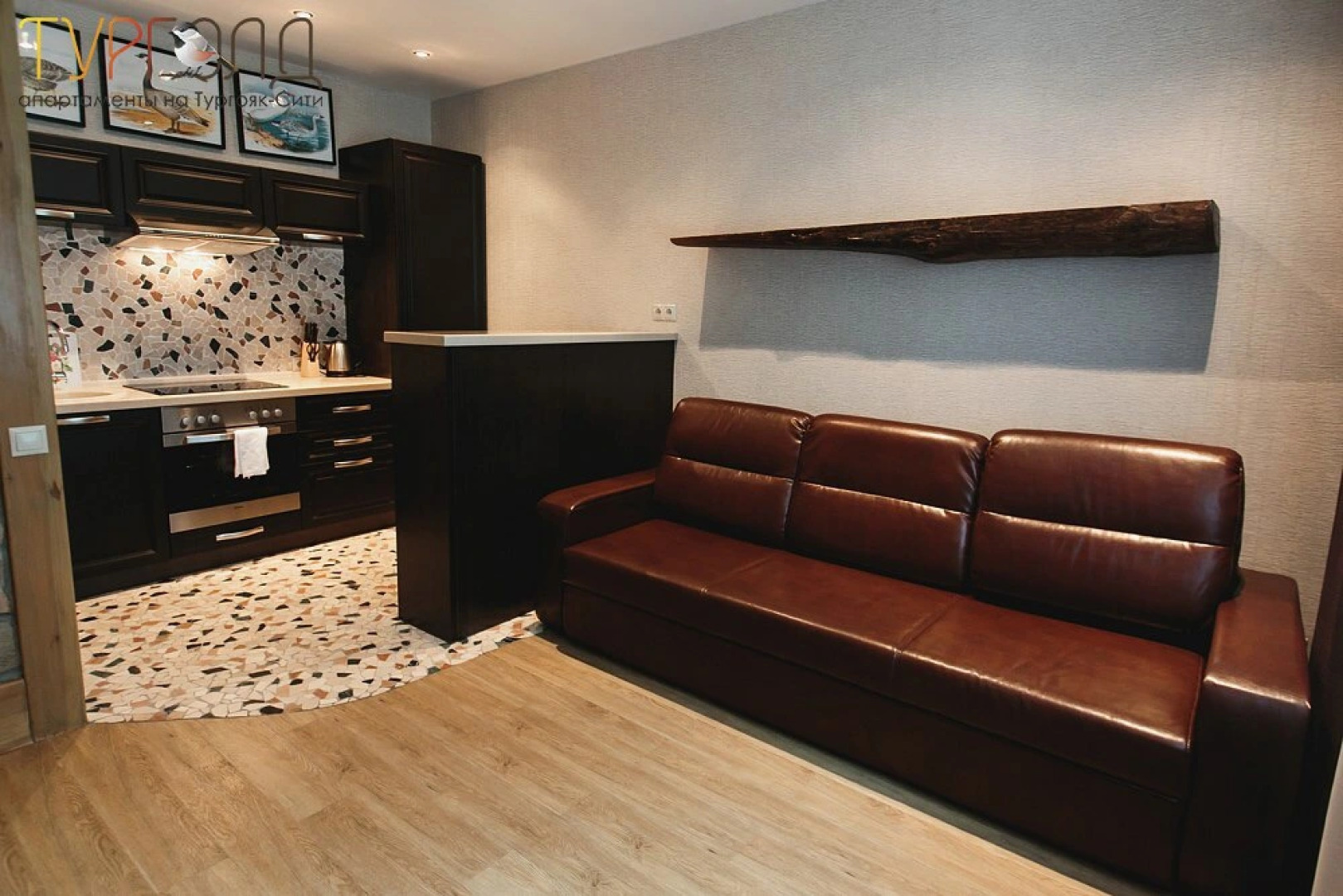 Апартаменты шале в Тургояк-Сити c видом на озеро