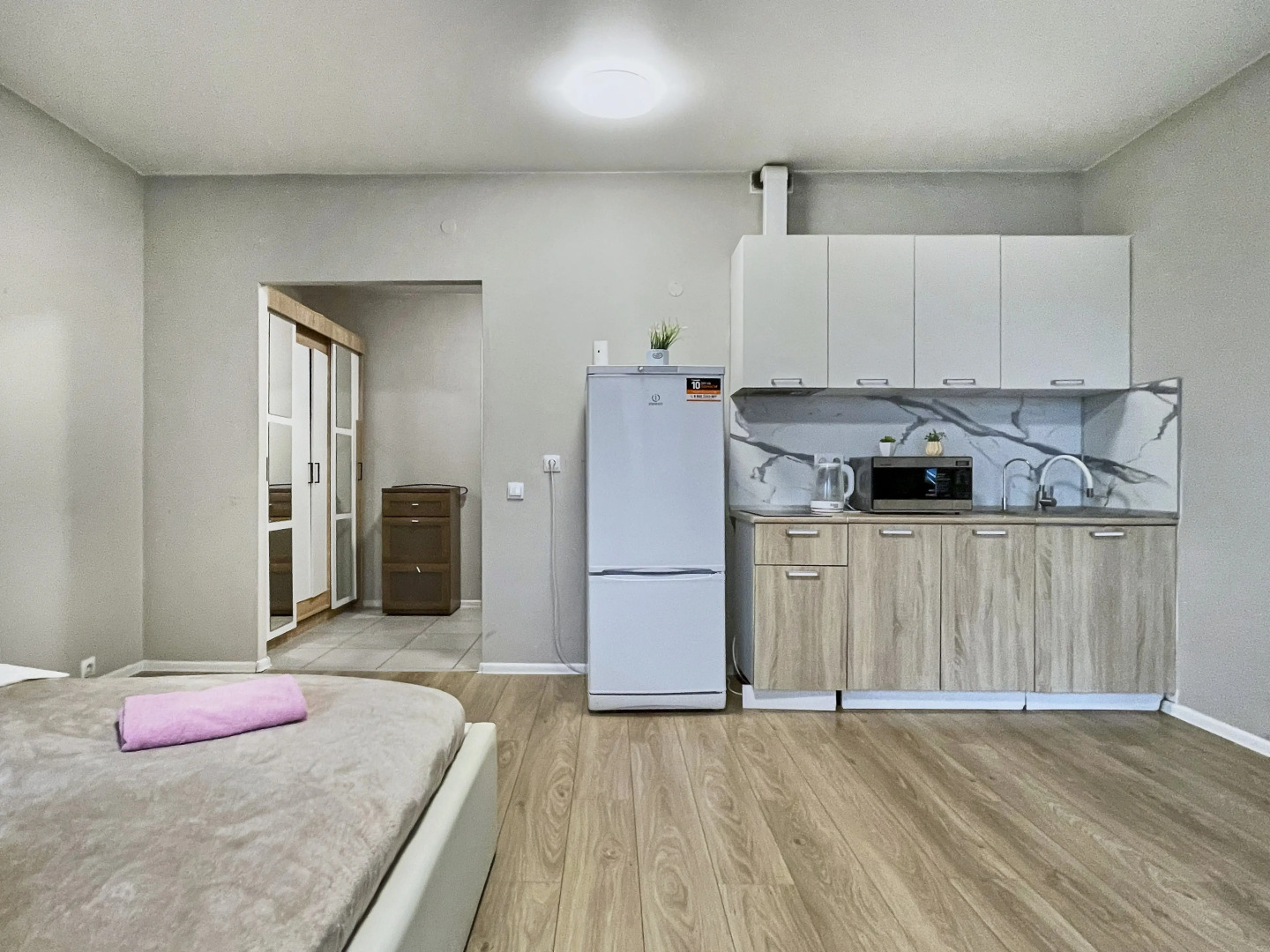 Апартаменты Просторная студия на двоих