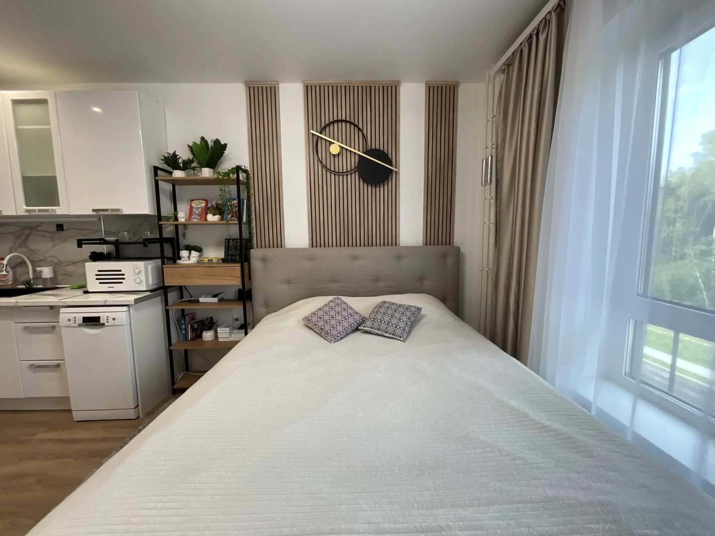 Квартира Уютная Студия в Тишине Возле Леса