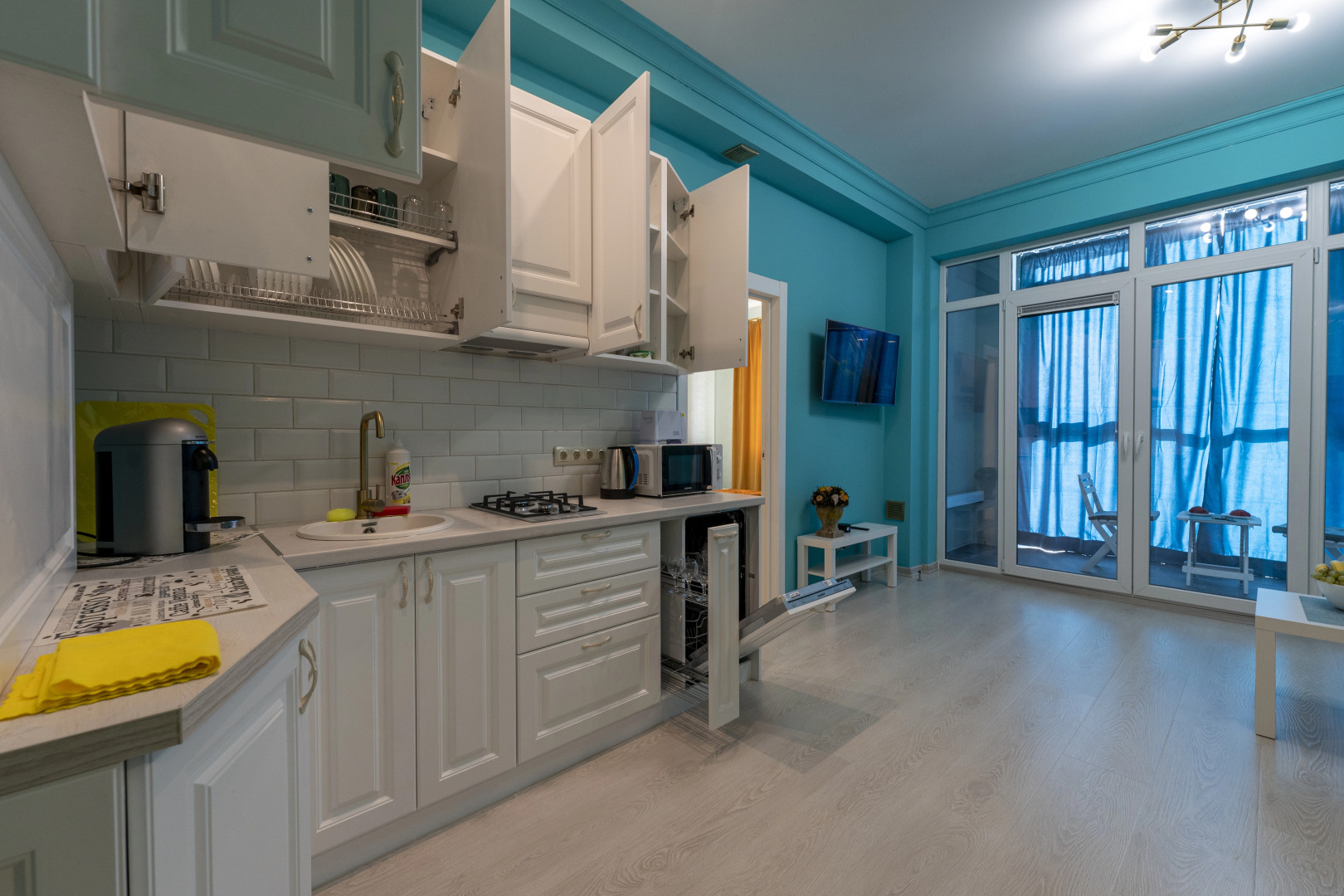 Апартаменты Рыбная Деревня с Прямым Видом на Реку