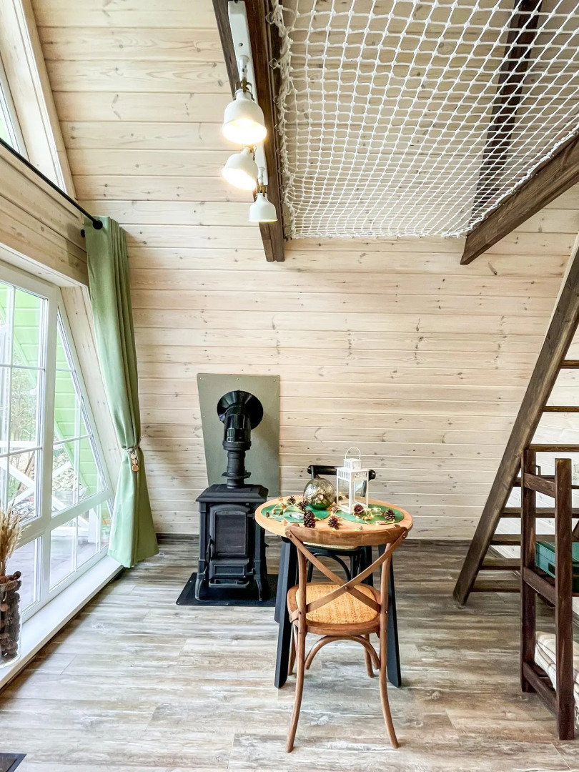 Глэмпинг А у реки