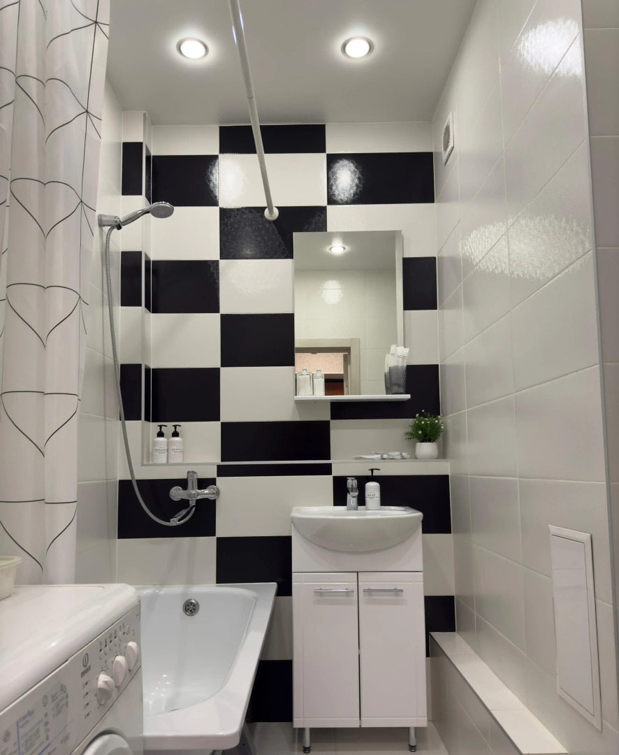 Квартира Стильная уютная евродвушка недалеко от аэропорта на 4 человек