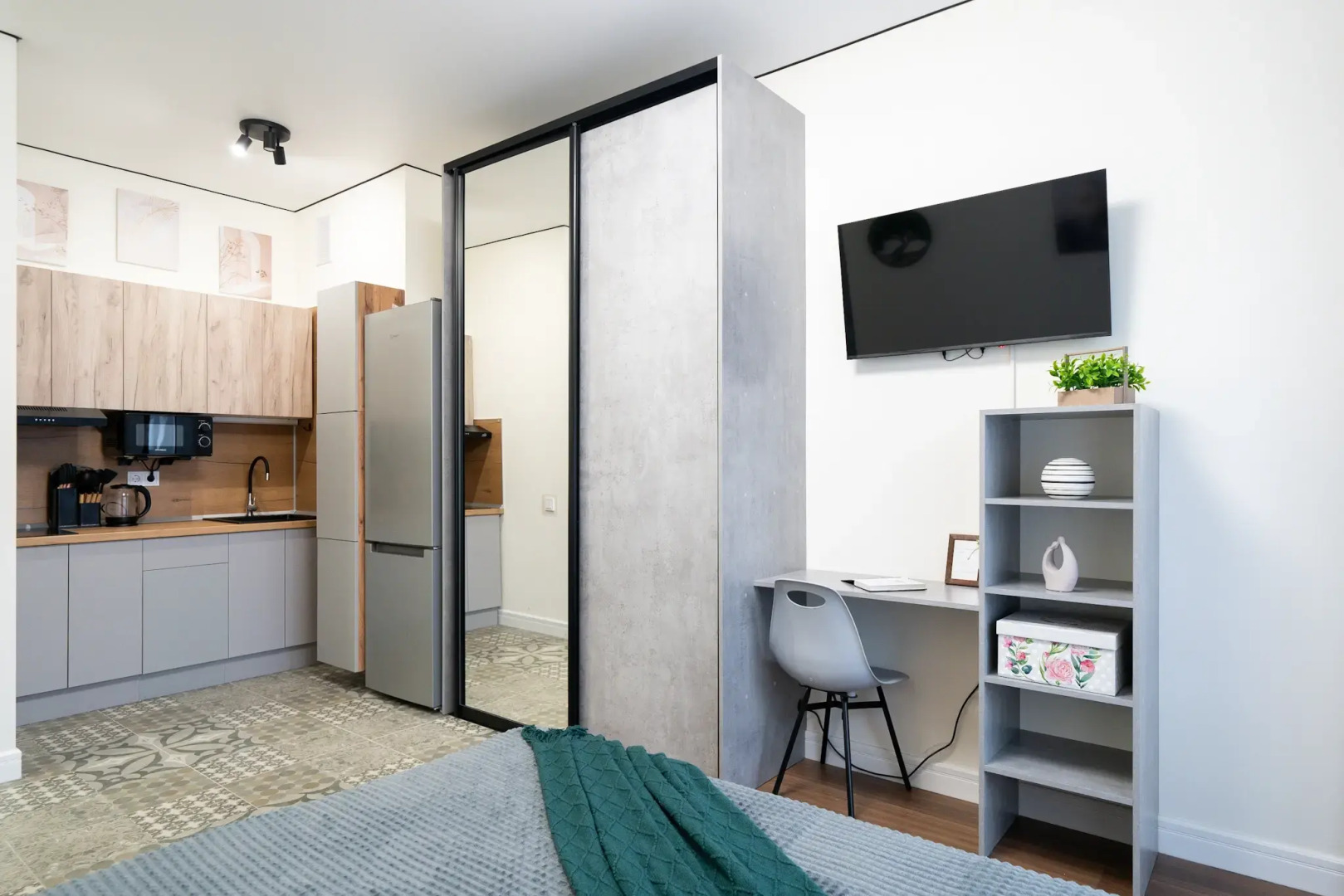 Квартира Стильная студия на двоих Natali apart на метро Прокшино