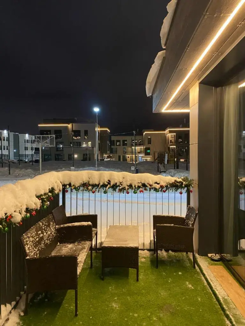 Апартаменты Охта Парк Ohta Loft Apartments с террасой