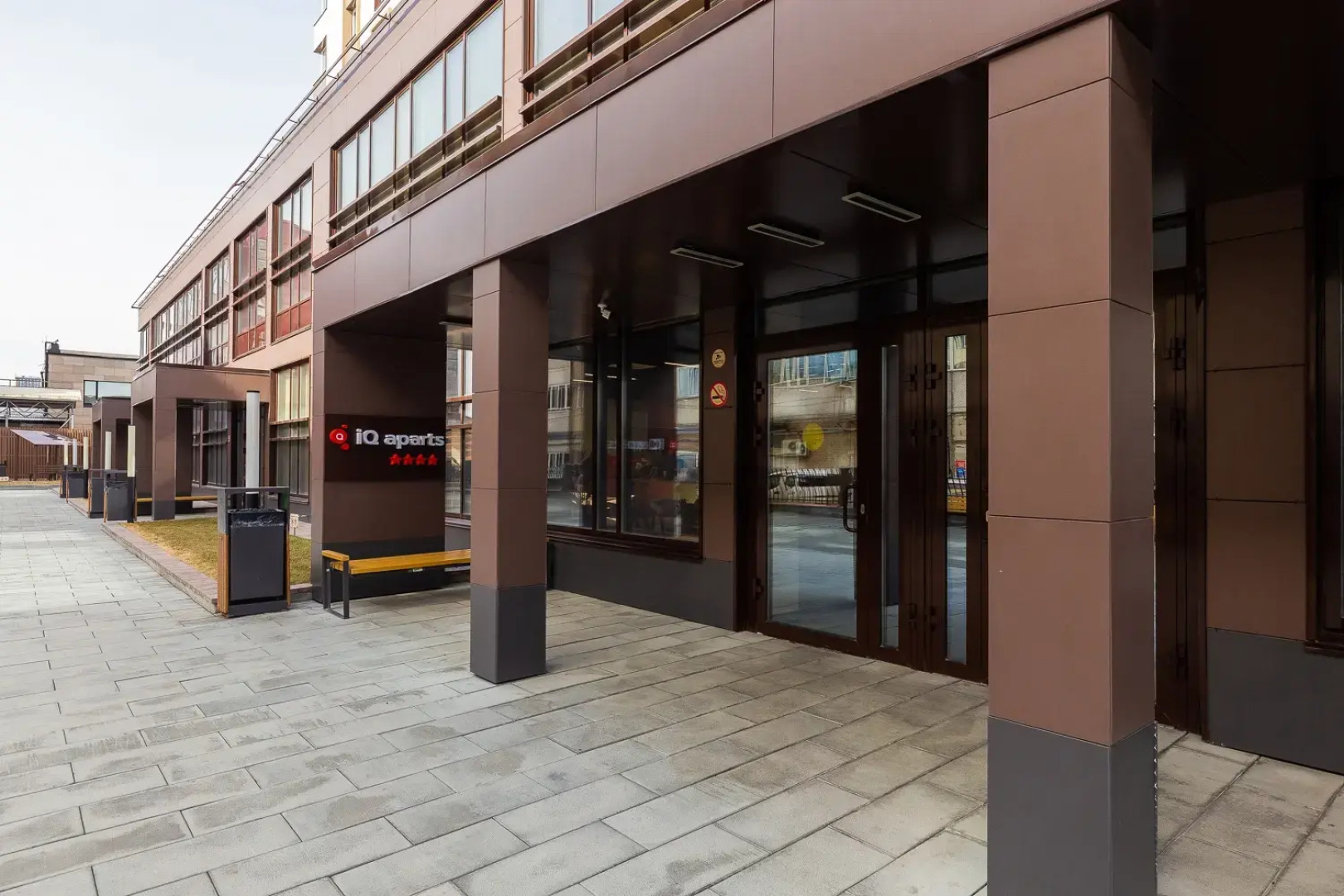 Квартира Яркая студия рядом с набережной и кондиционером