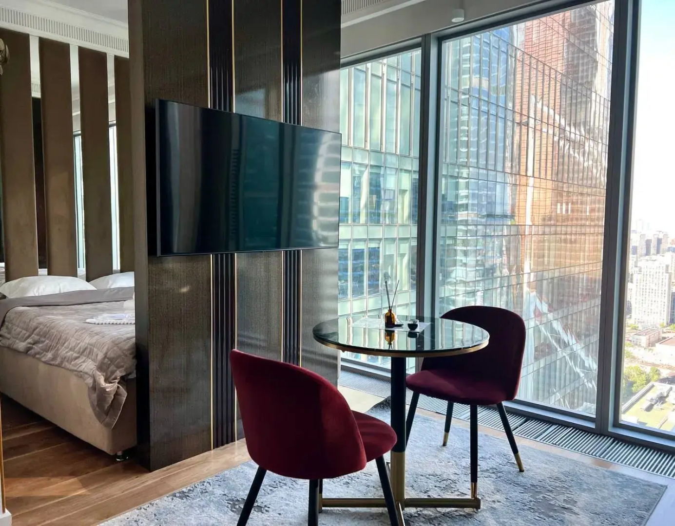 Apartment Студия Красотка с Панорамными Окнами в Москва-Сити