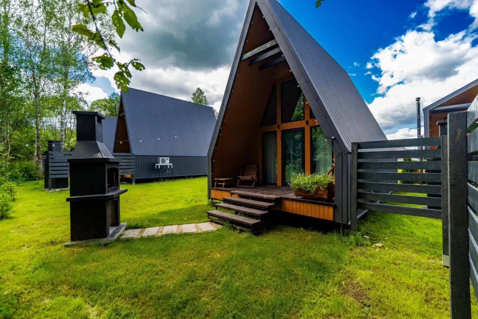 Частный Дом Афрейм с видом на лес №2