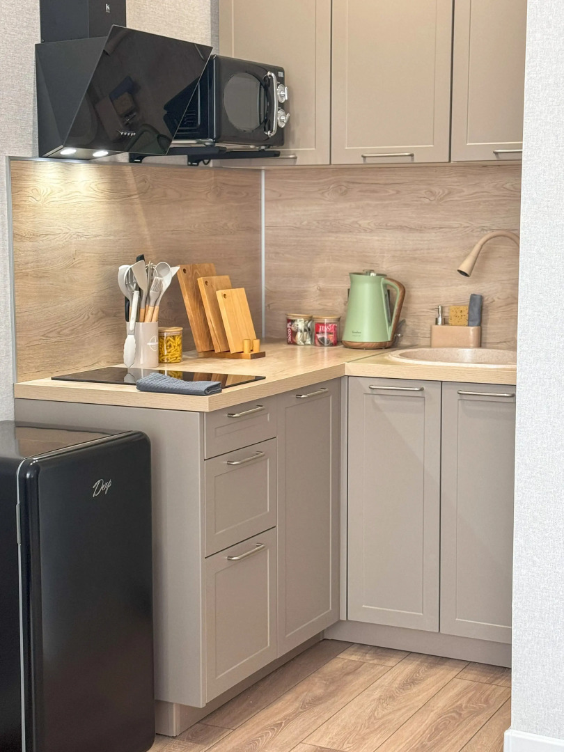 Квартира Грин-стильная дизайнерская в ЖК Самолет