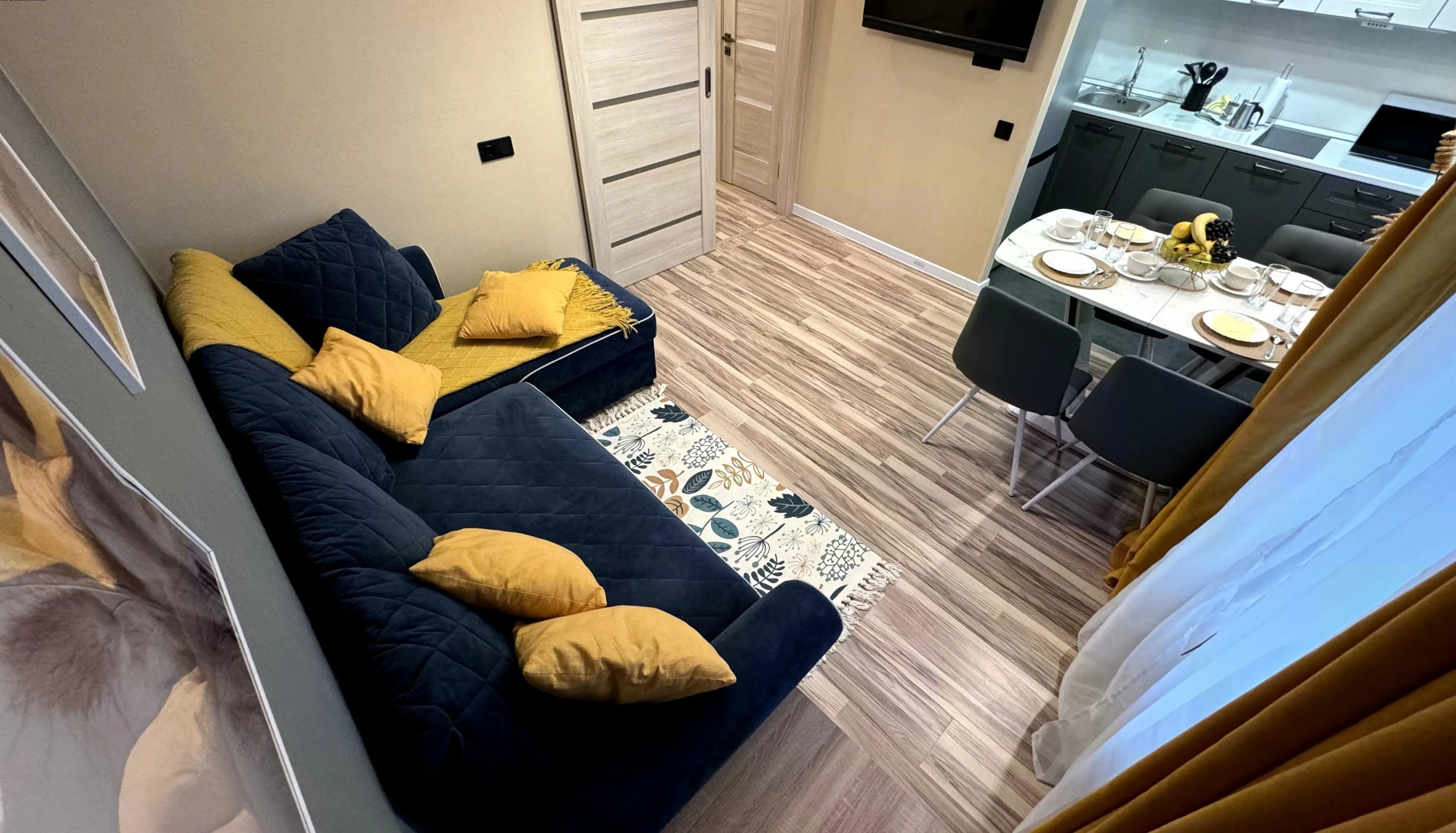 Квартира Центральная с видом на горы