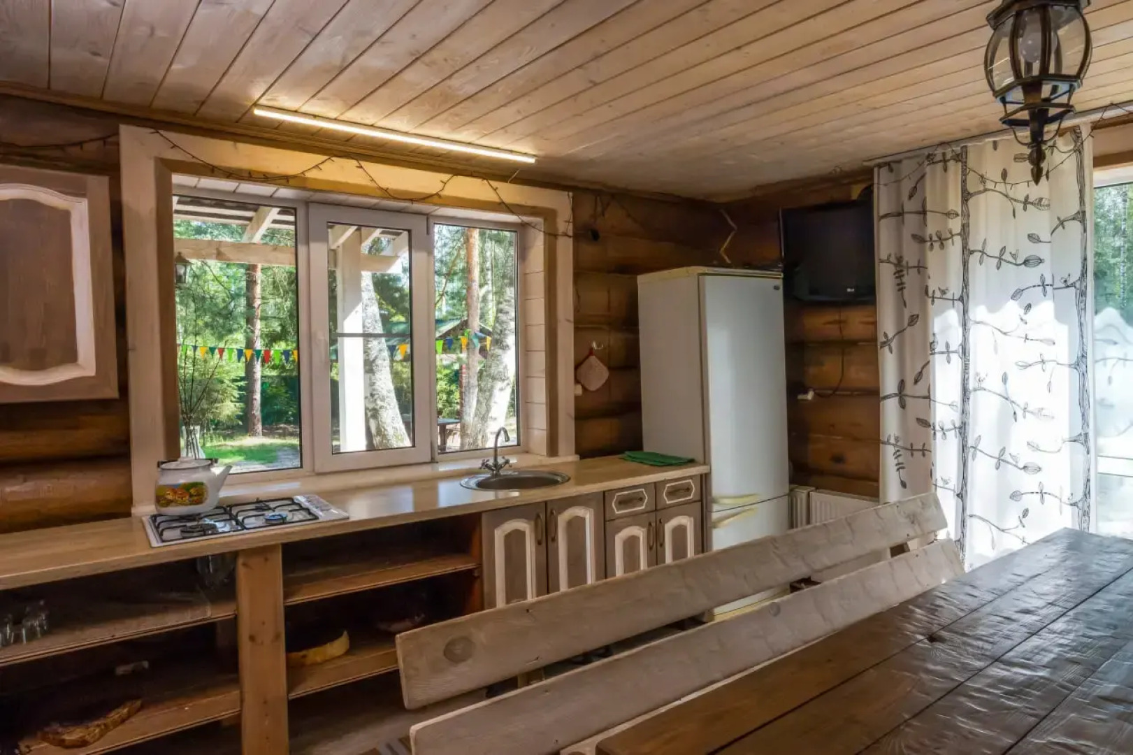 Частный дом в лесу у реки Пра на первой береговой линии