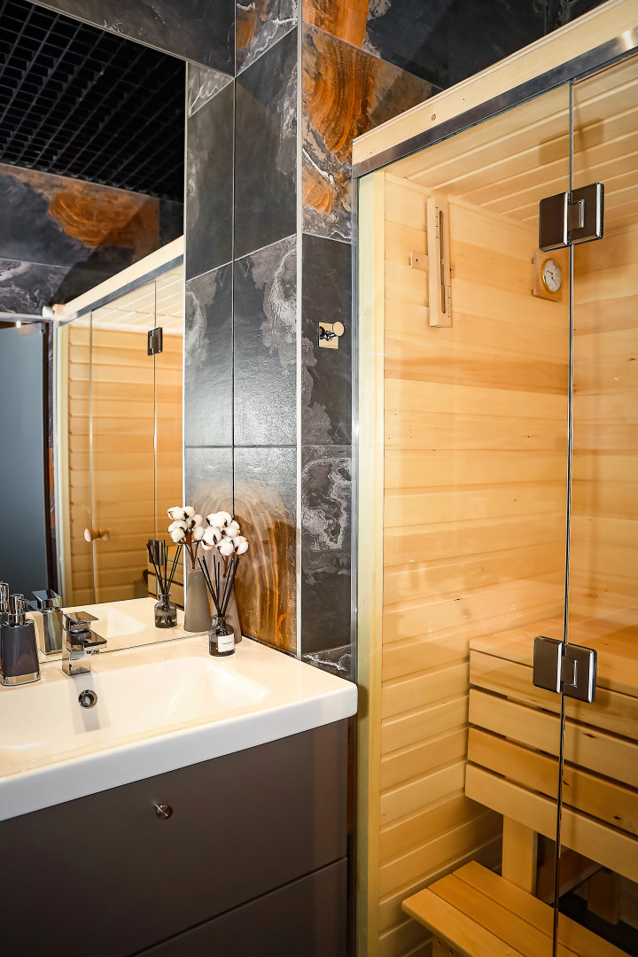 Новые Luxury апартаменты с сауной в самом центре города