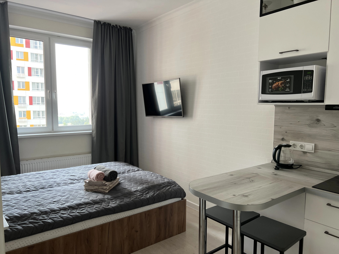 Malina Apartment Бесконтактное заселение студия в ЖК «Спутник»