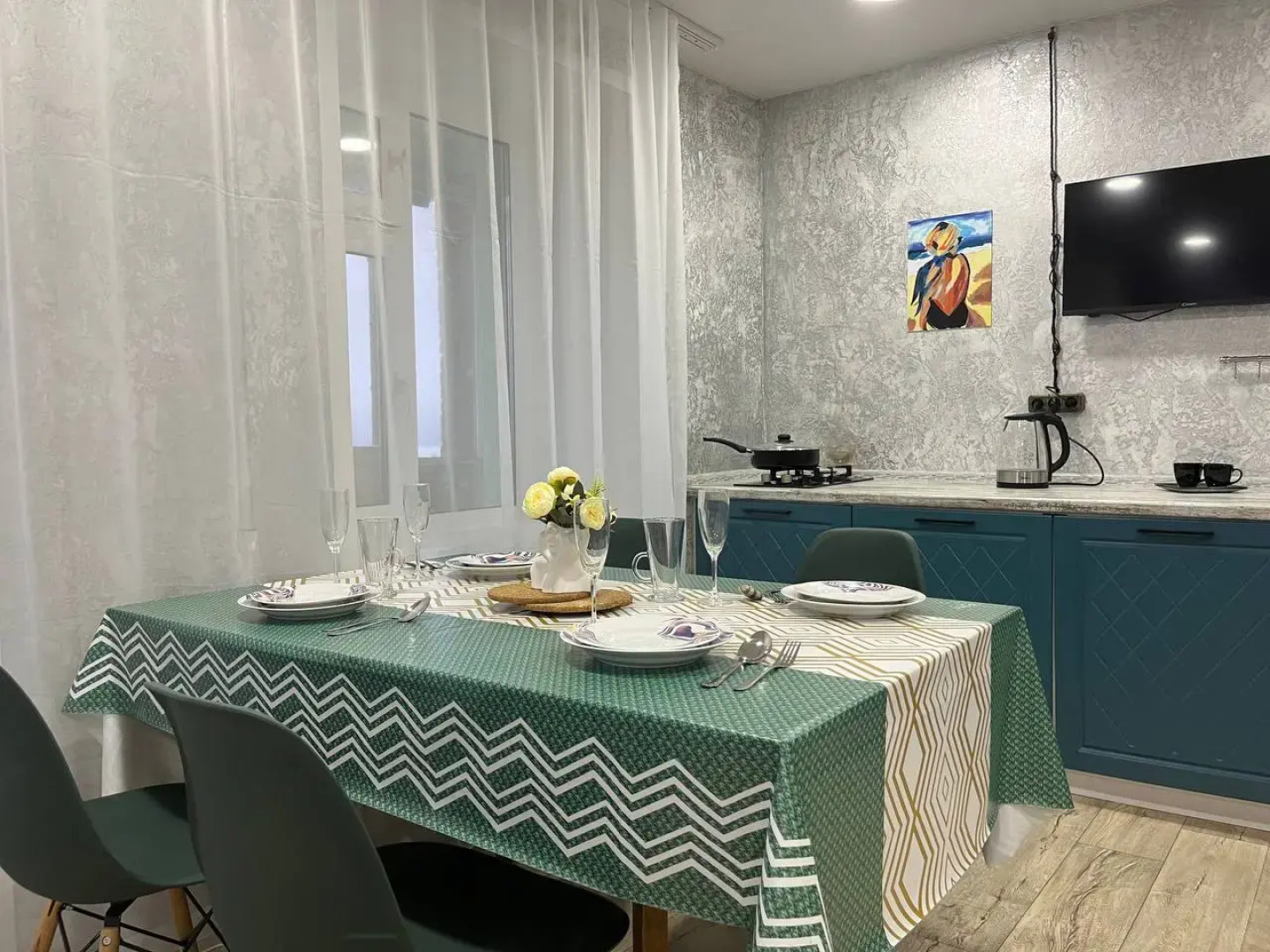 Квартира Большая Уютная 3-Комнатная