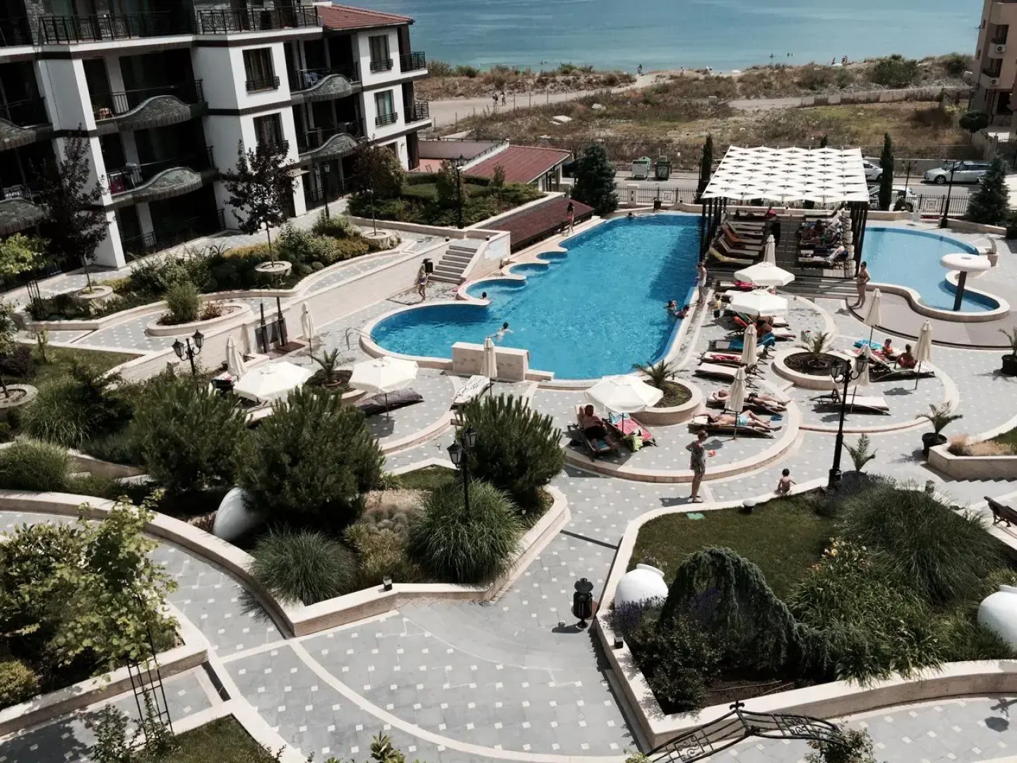 Апартаменты с видом на море рядом с пляжем