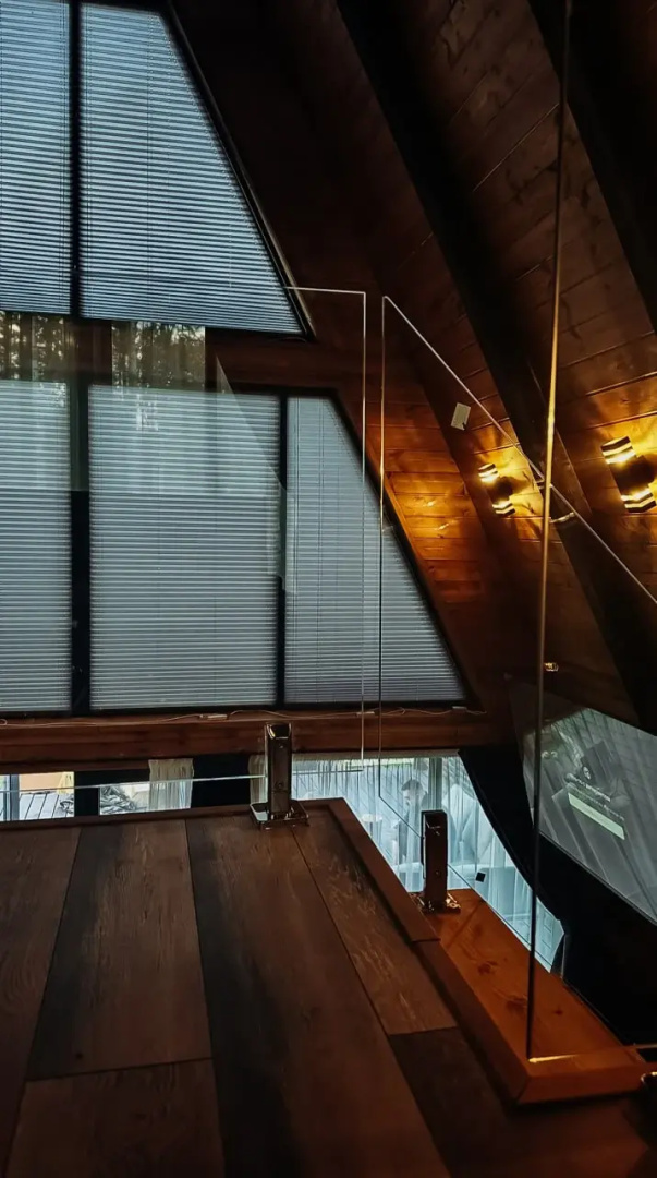 Частный дом A-frame Ванхейм с сибирским чаном