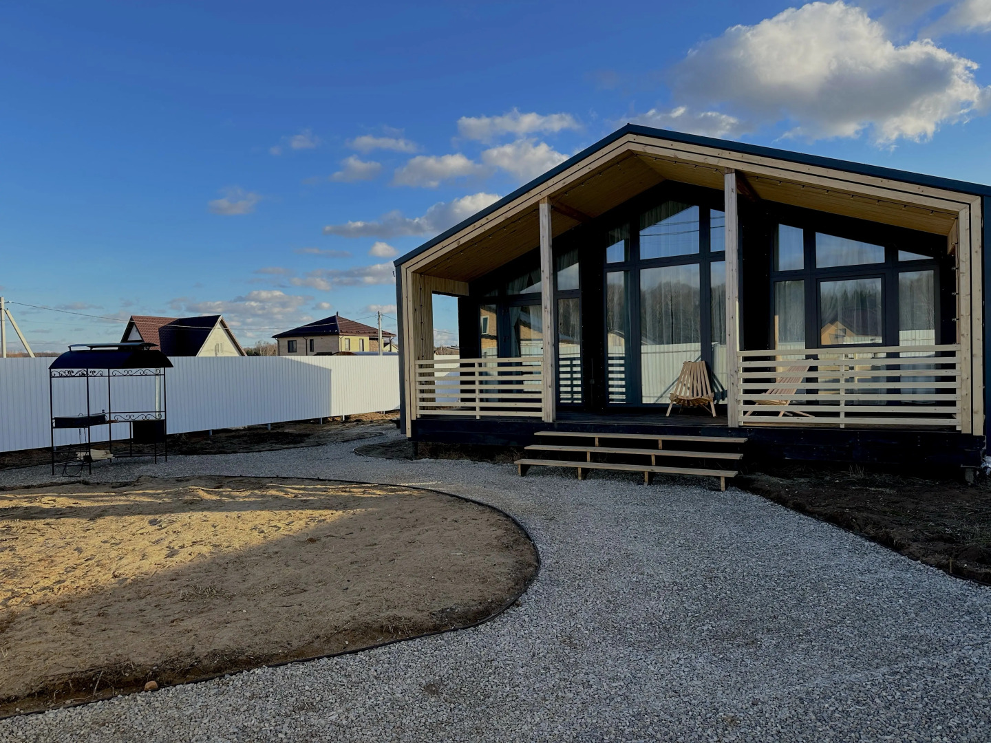 Частный дом Барнхауз с баней