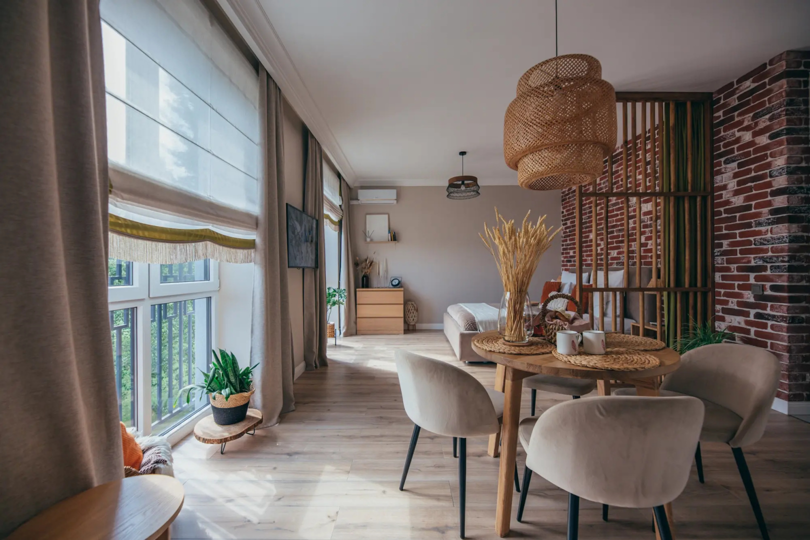 Апартаменты Boho Room в 100 метрах от моря