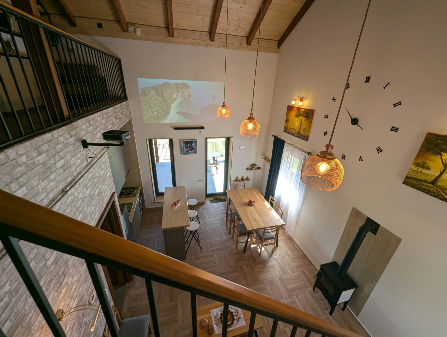 Частный дом озле реки