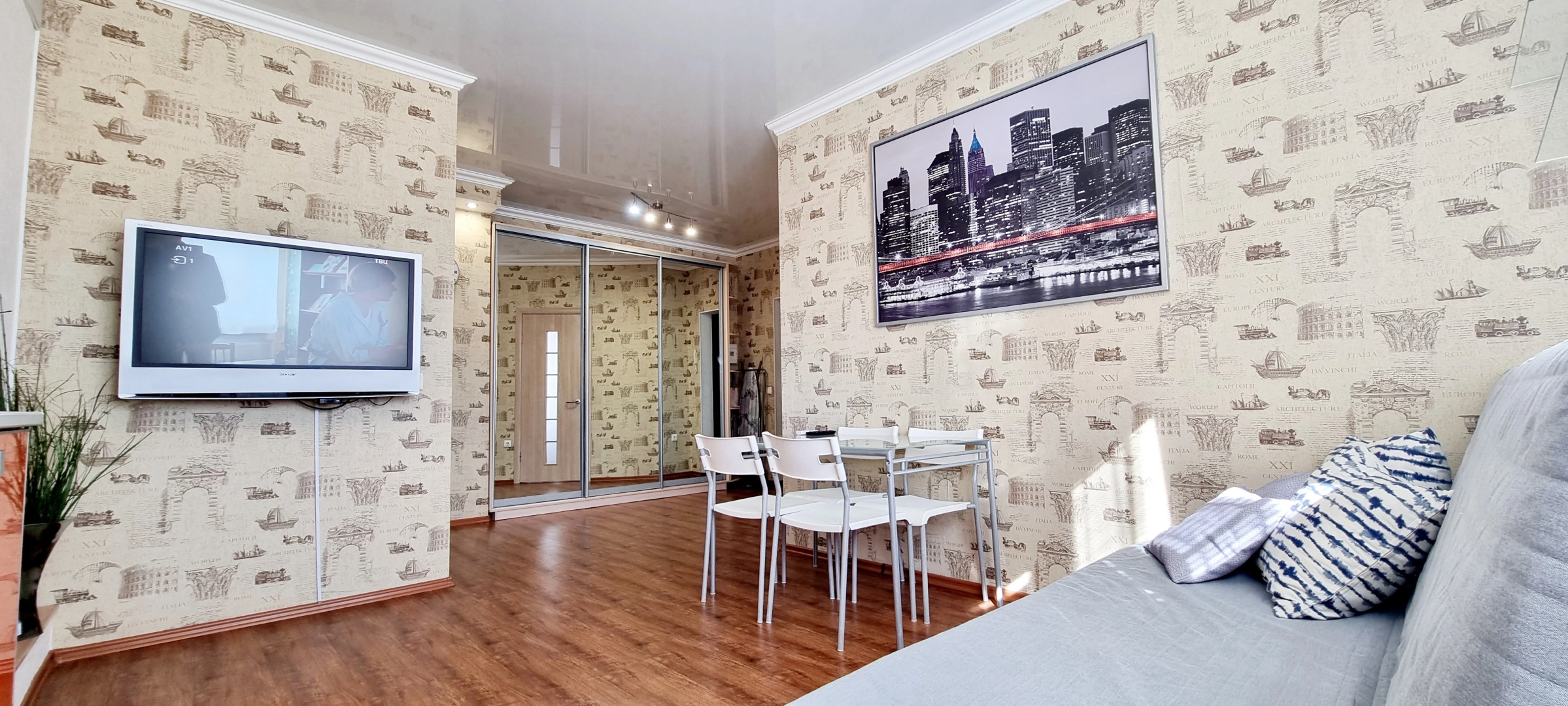 Апартаменты в южном районе с видом на город пляж рядом