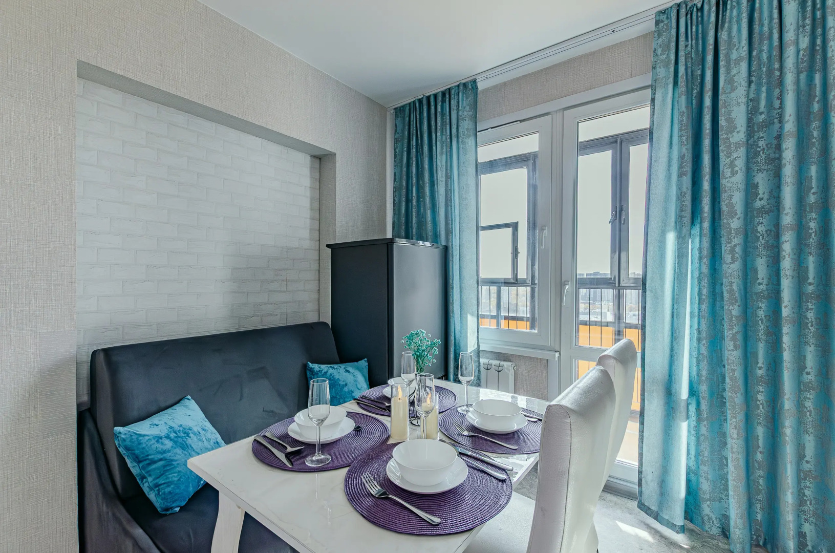 Квартира Уютная квартира в новом современном жилом комплексе