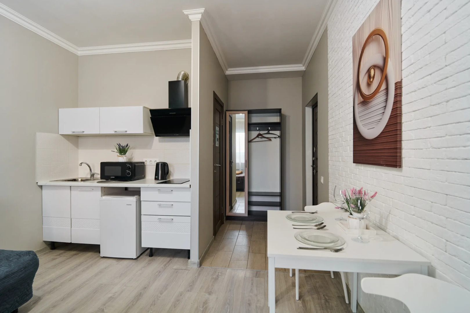 Апартаменты 219 2 на улице Александры Монаховой 6