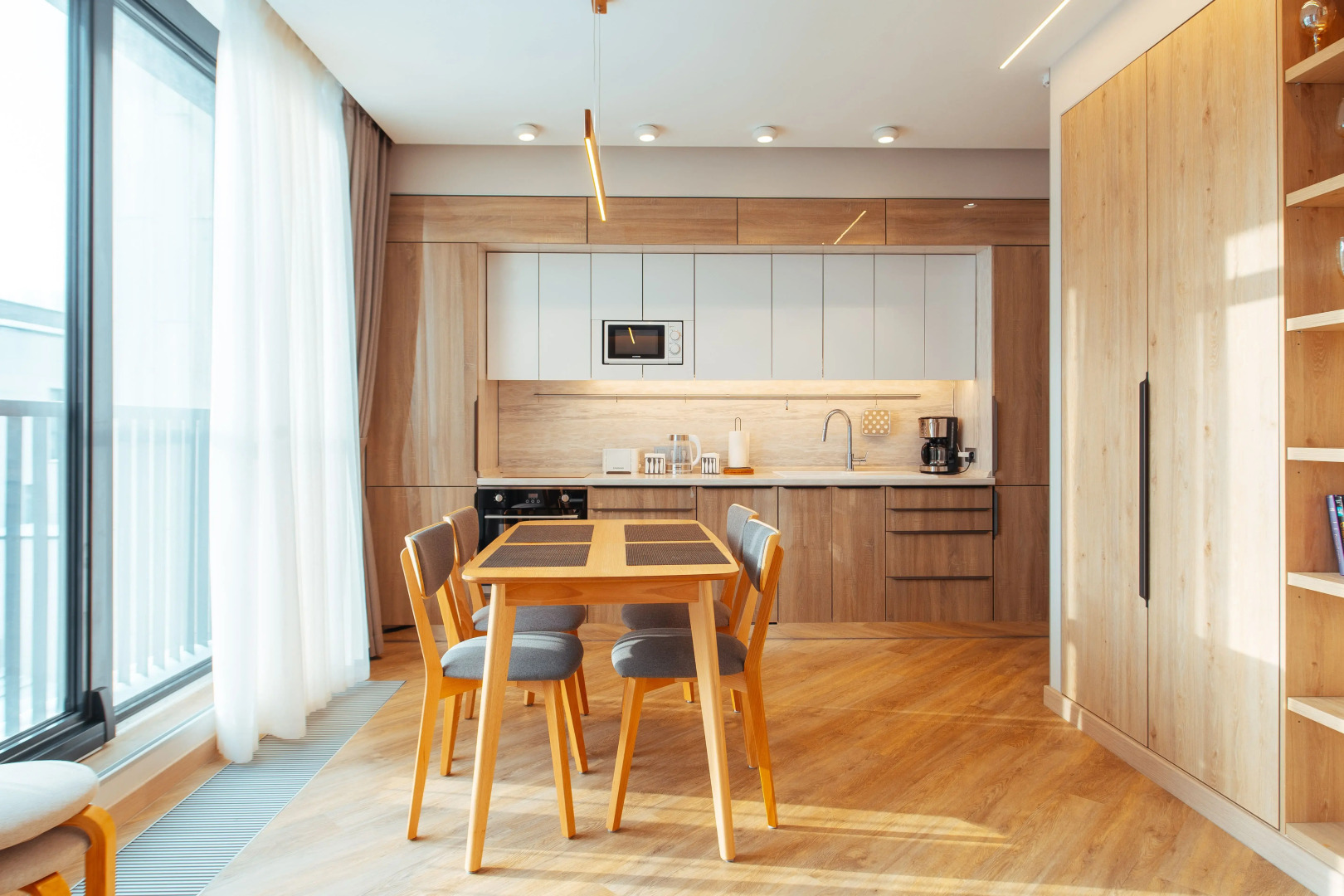 Апартаменты ОхтАпартЛюкс с сауной, камином и двумя спальнями