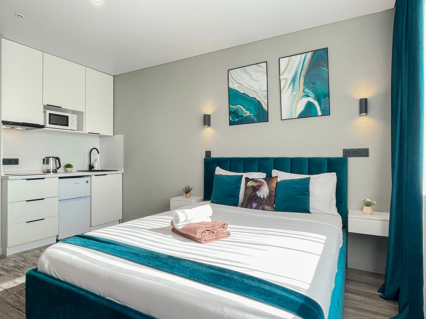 Квартира Dayker City Apartments Студия у метро Тропарево