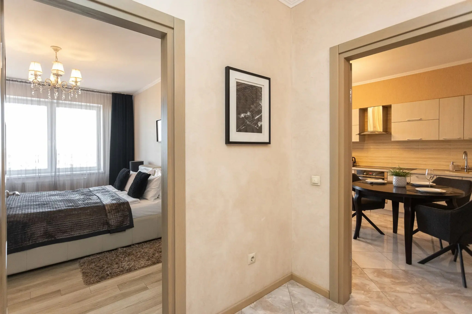 Апартаменты Crown39 - 1к №104: 57 м2, 15 этаж из 21