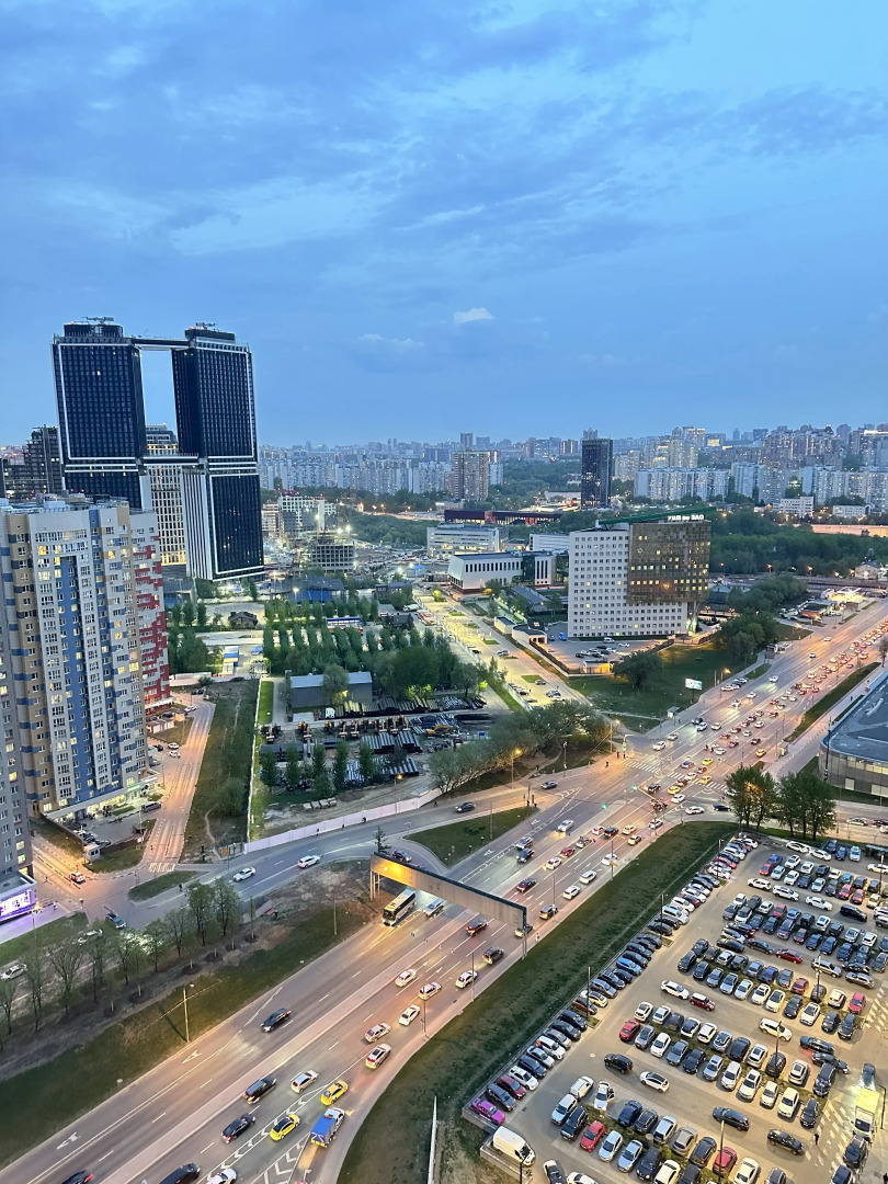 Квартира Лавандовые Сны - красивый вид на город с 31 этажа