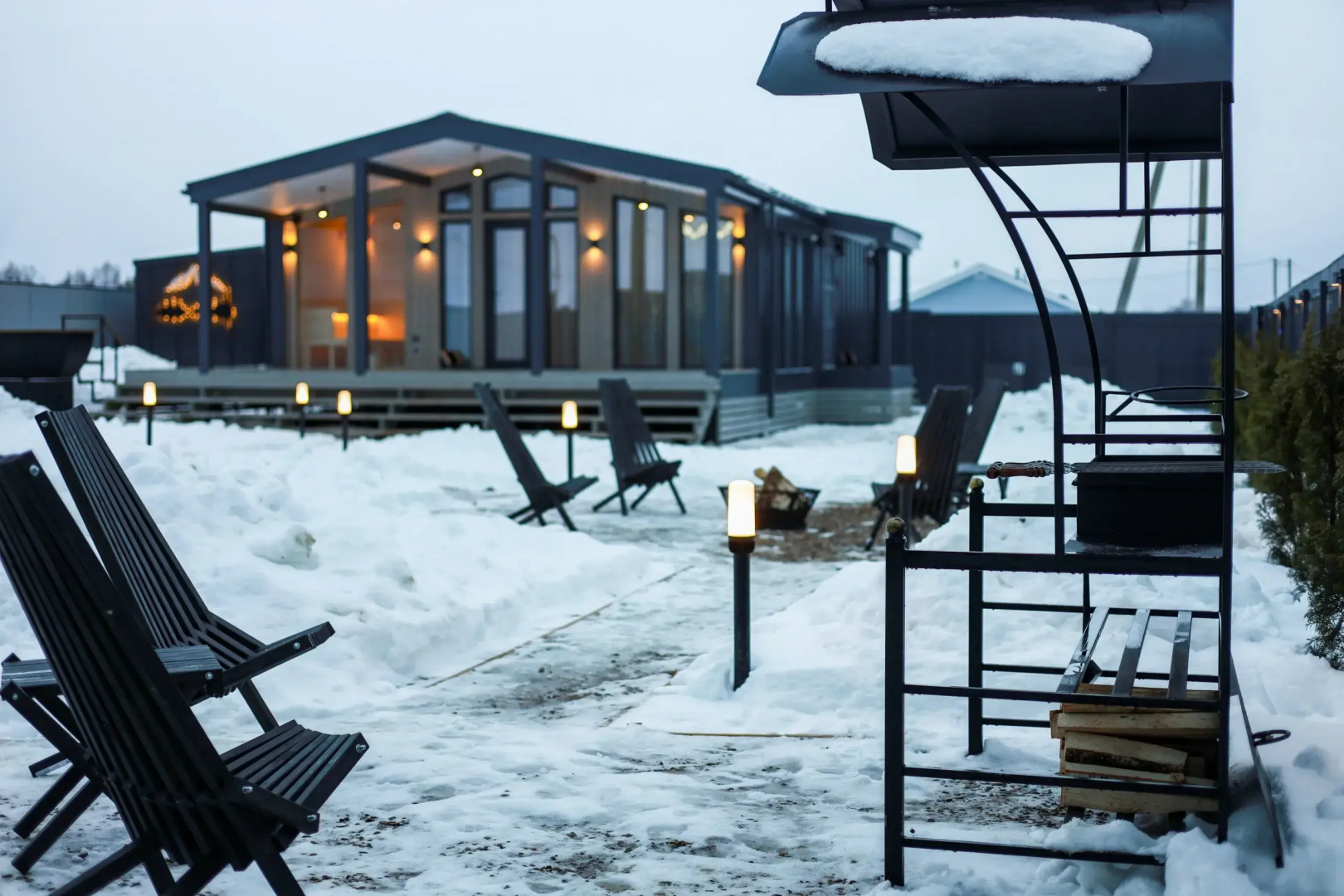 Частный дом BarnHouse с сауной рядом с Сорочанами