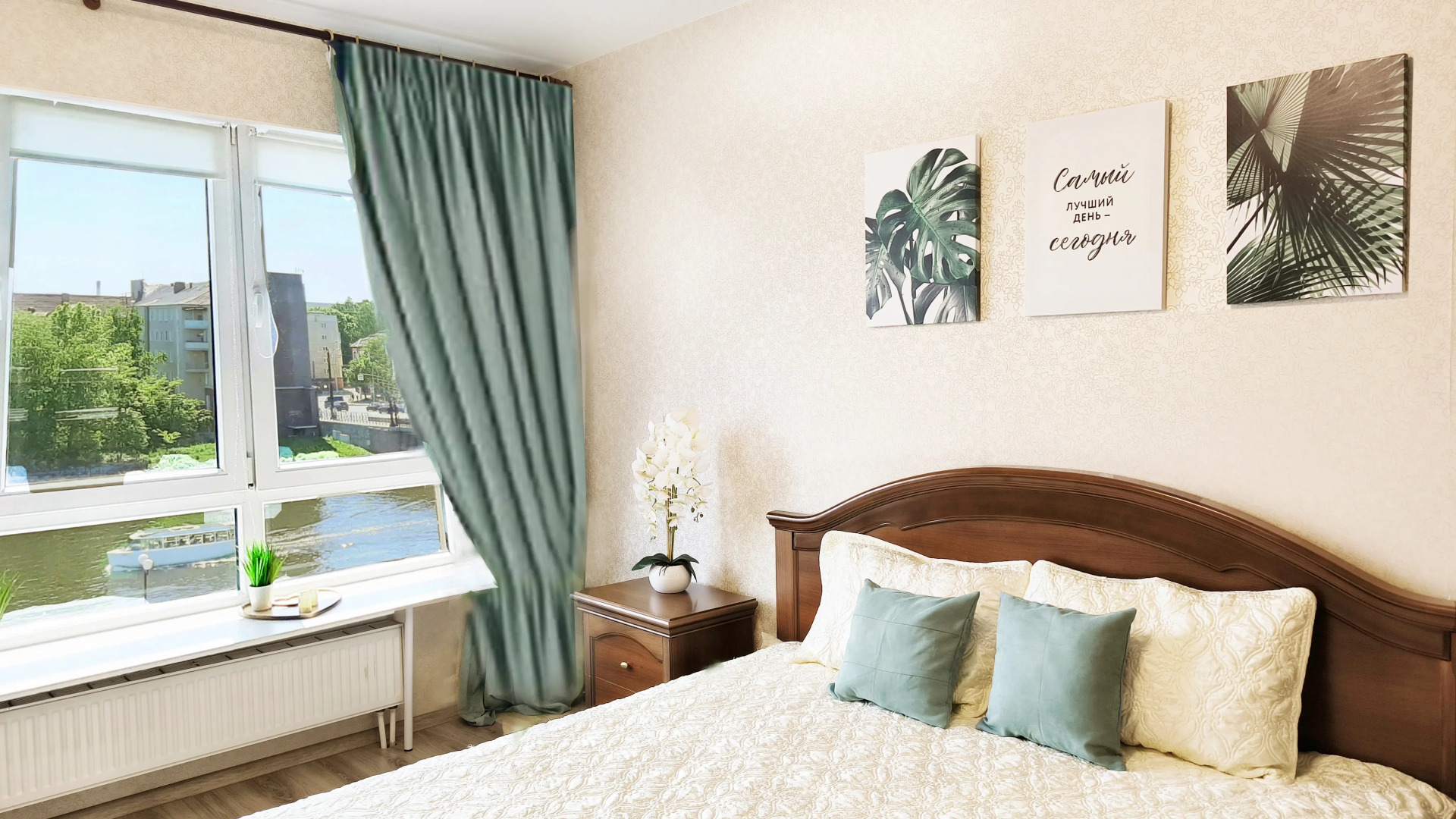 Апартаменты Рыбная Деревня Вид на Реку Между Двух Мостов