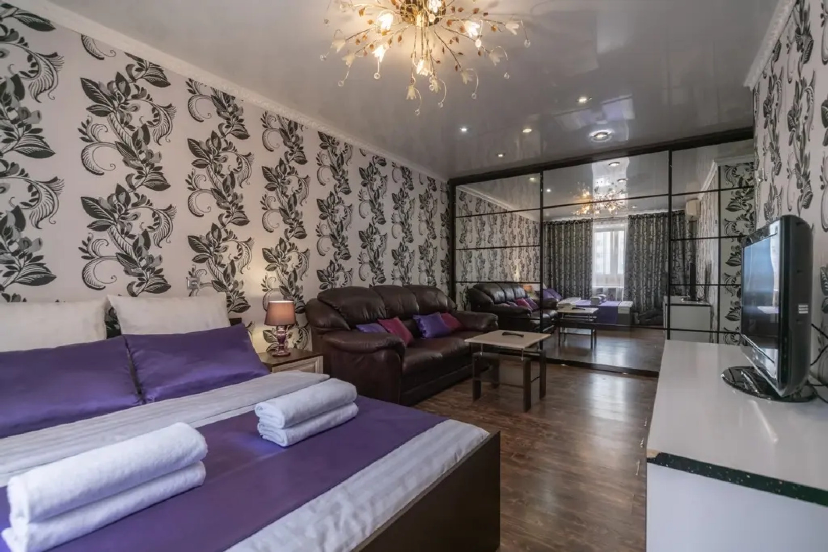 Апартаменты Пять Звёзд Шикарная квартира с Дорогой Мебелью