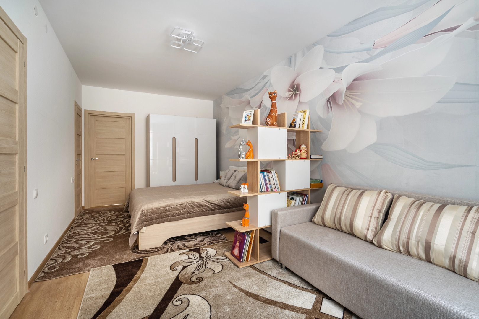 Апартаменты GLOBALSTAY. Уникальная 3-комн кв с Купе Поезда на ВО в доме Бизнес Класса ЖК Палацио