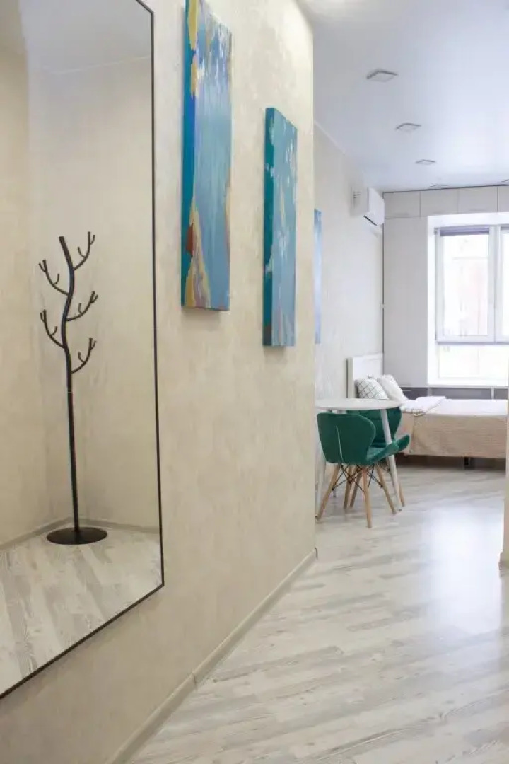 Апартаменты для 1, 2 гостей с видом на город