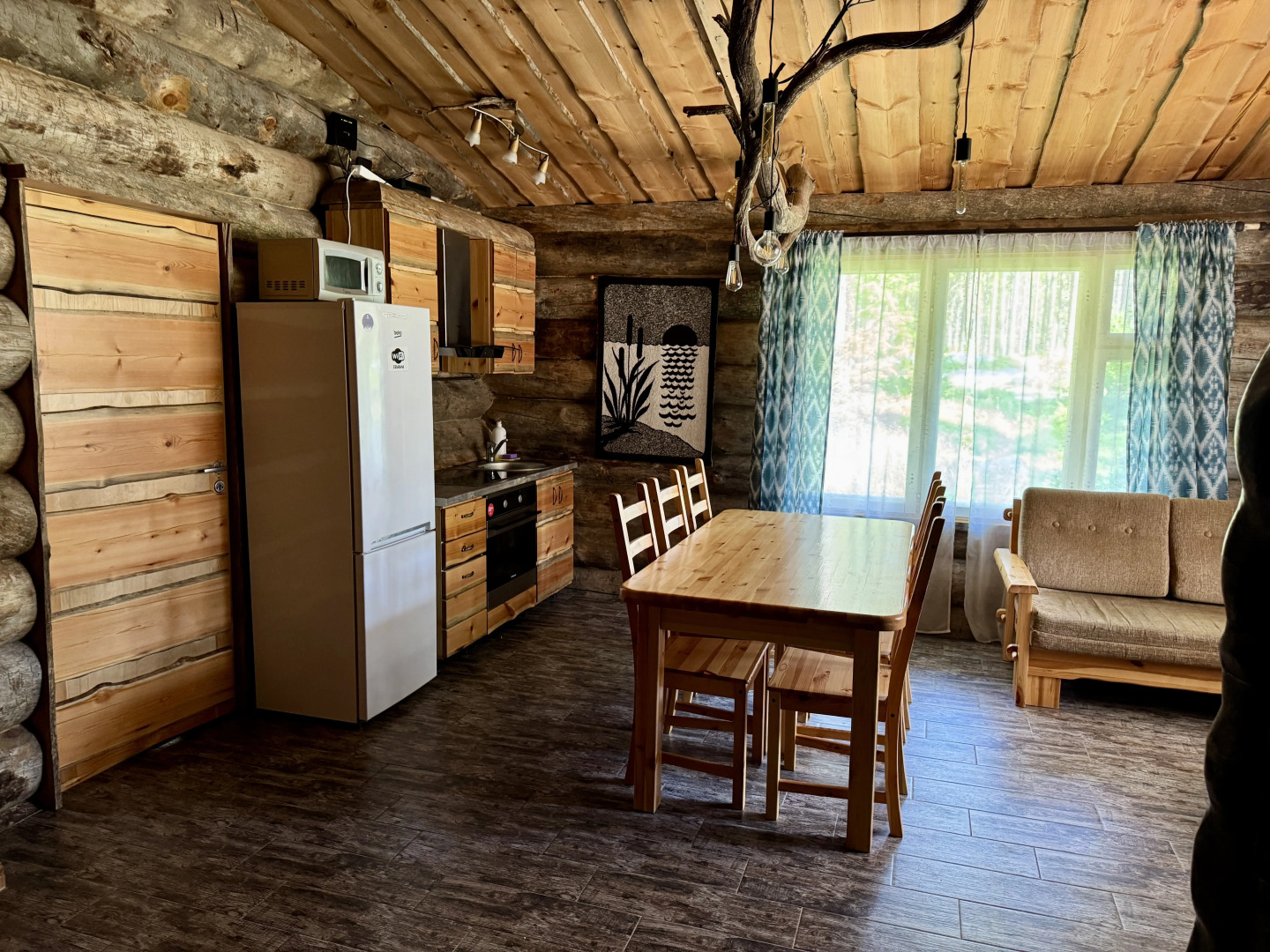 Коттедж Карелия Медвежка с Видом во Внутренний Двор