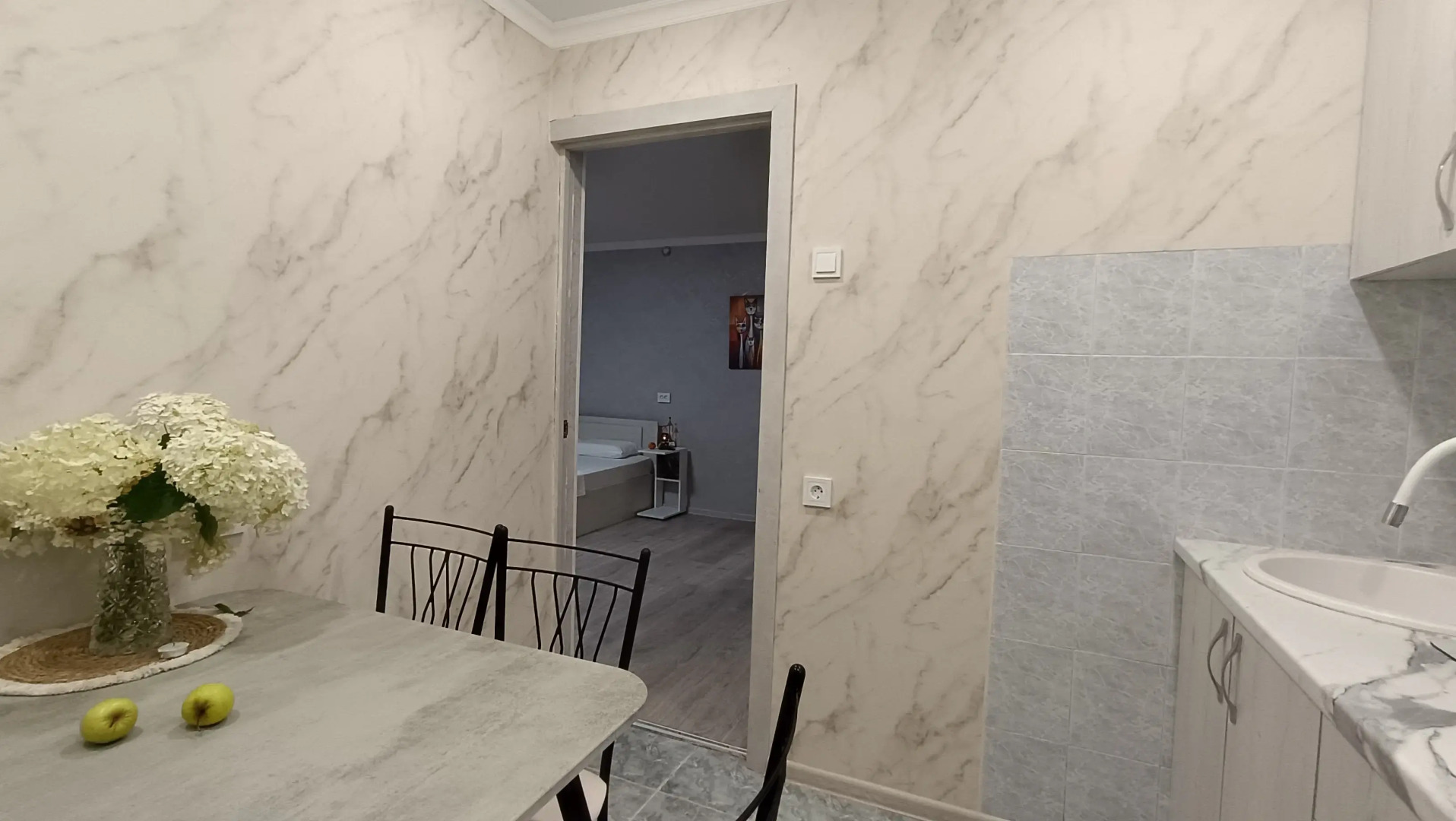 Квартира с балконом на Ромашке с видом на гору Машук