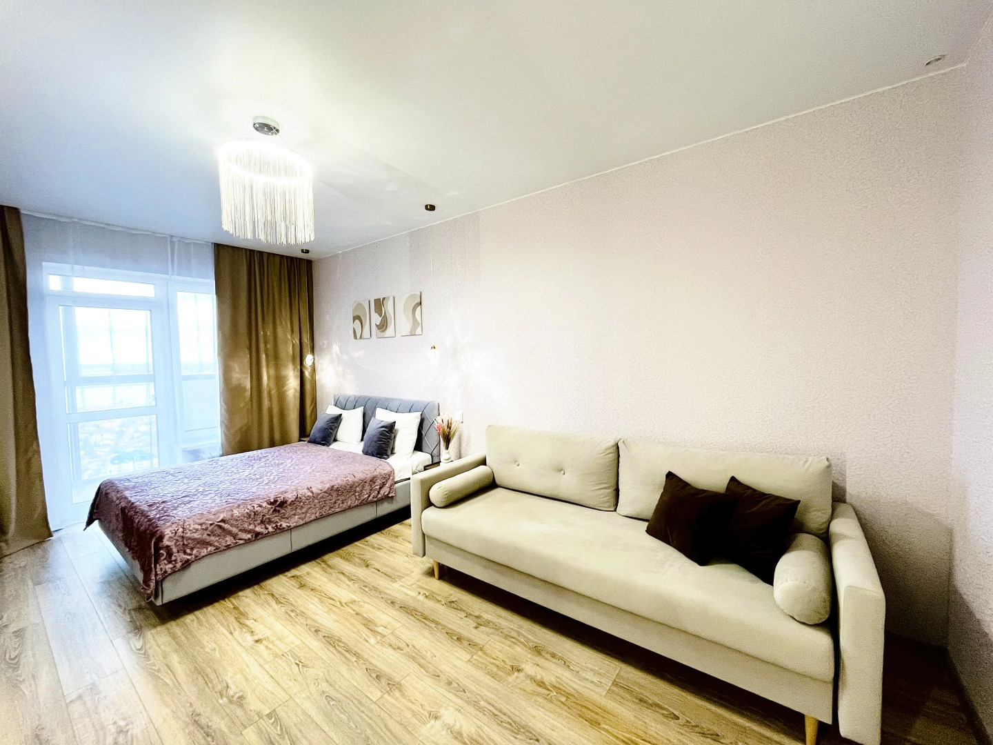 Квартира Неотель панорамная в центре города, рядом ВГТУ, Цирк