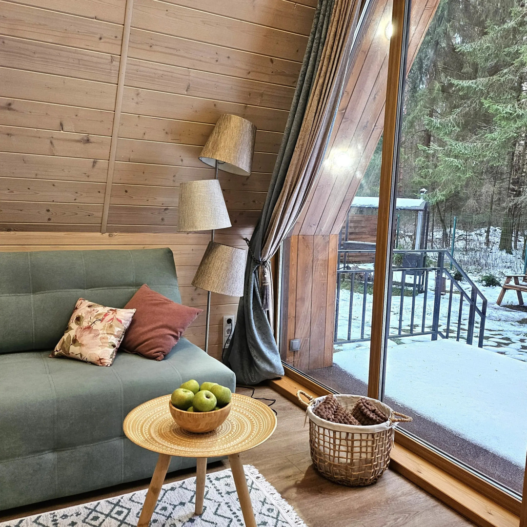 Частный дом светлый А-фрейм