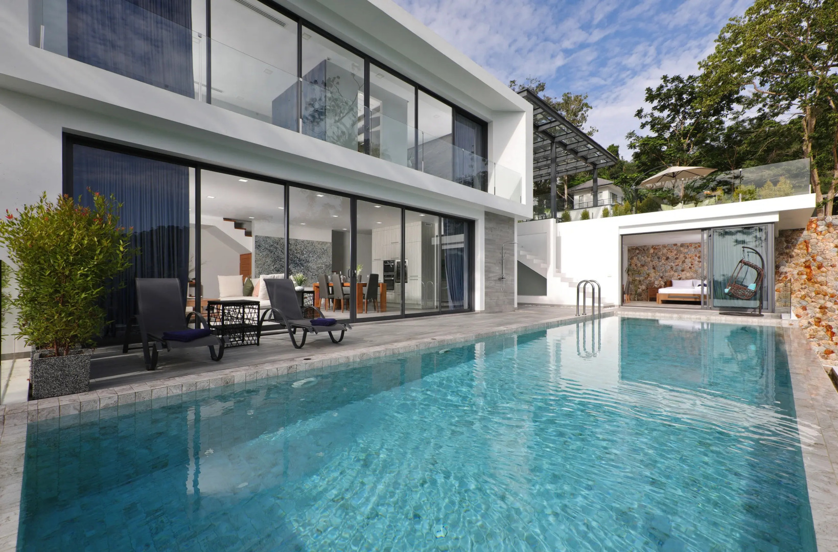 Вилла Svk-2 с Панорамным Видом на Море 4 Спальни Частный Бассейн Камала Бич