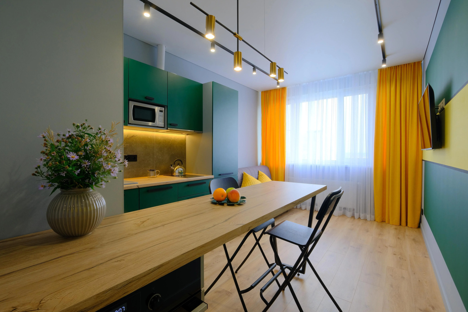 Апартаменты ЭКО на 20 Этаже в Доме с Парком на Крыше