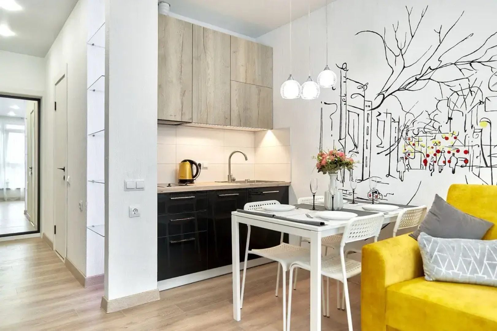 Квартира двухкомнатная в центре города