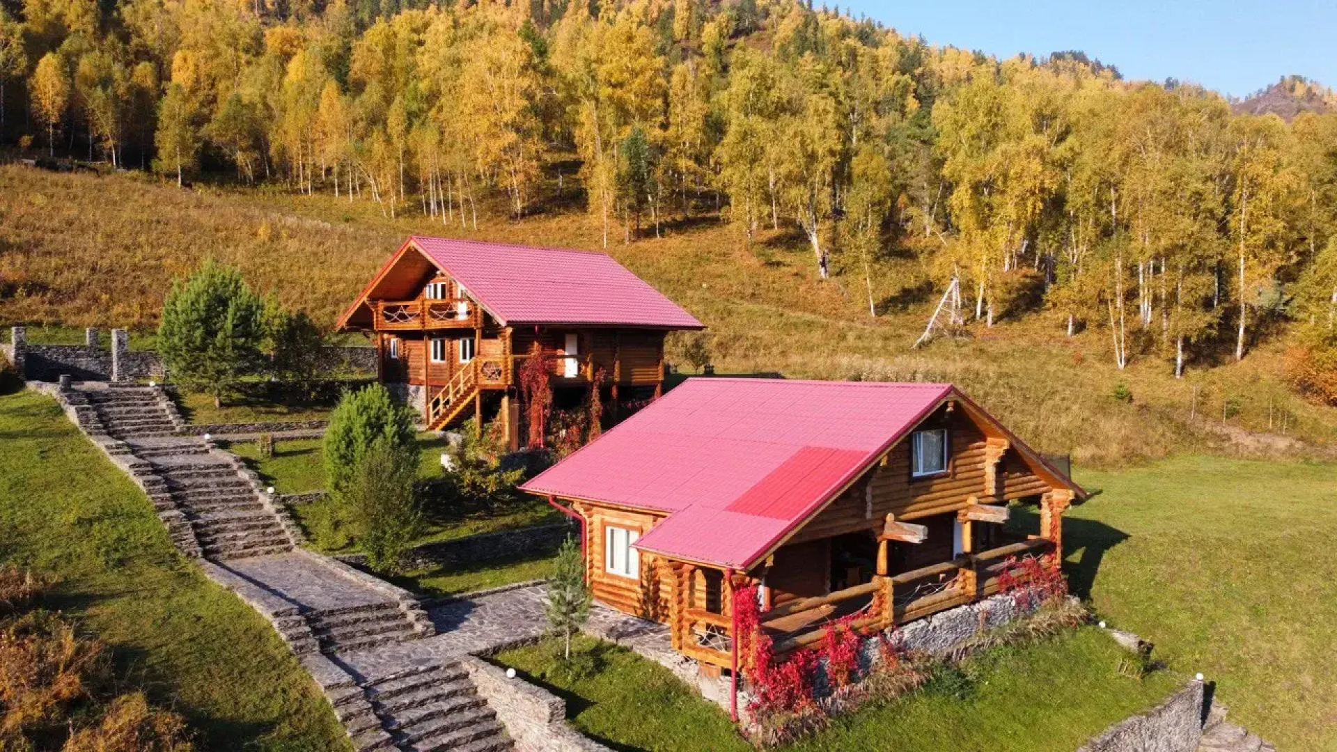 База отдыха ЭКО отель в горах Алтая "Альпийское Эхо"