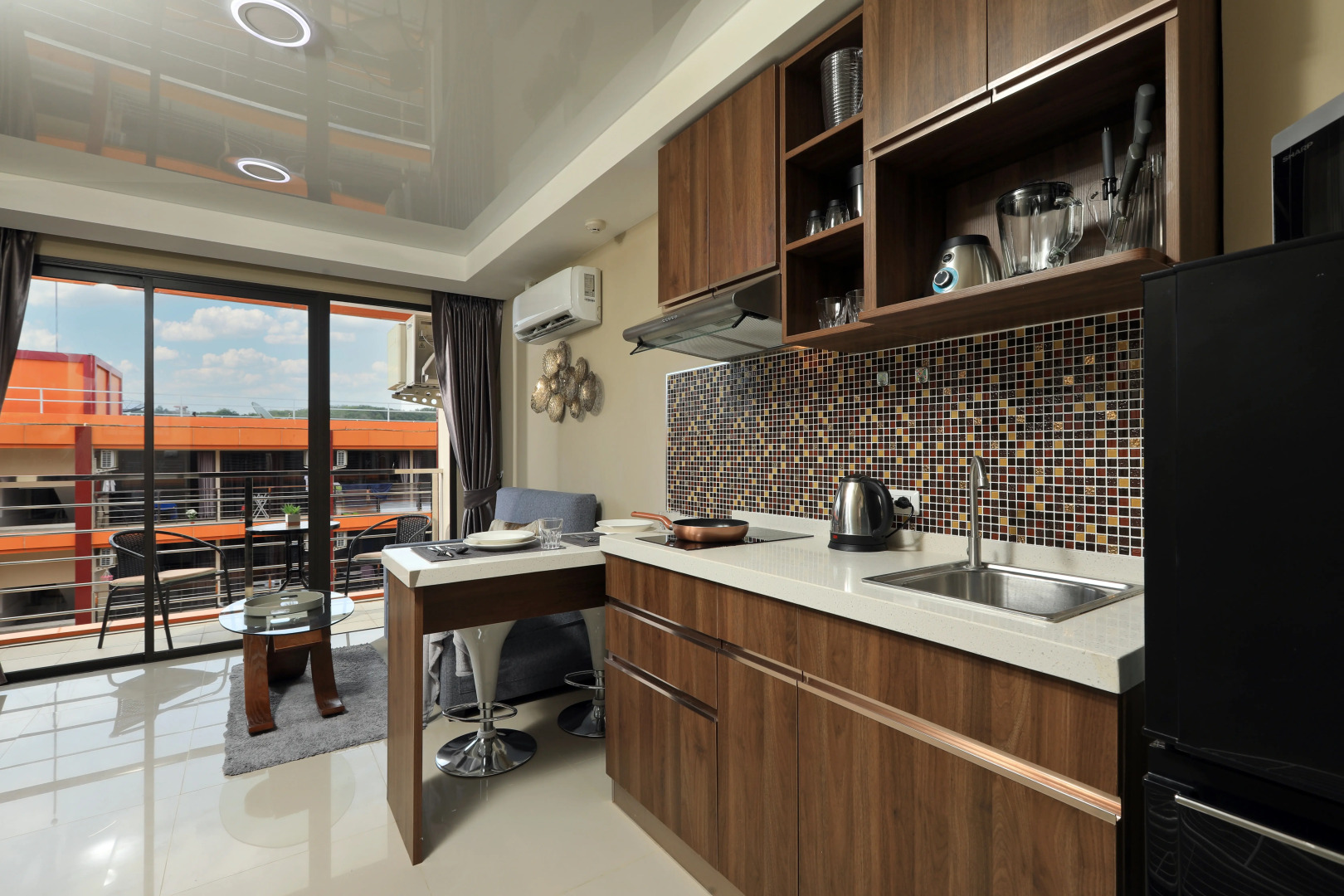 Апартаменты 1‑комнатные с балконом рядом с пляжем Найхарн NBC‑P809