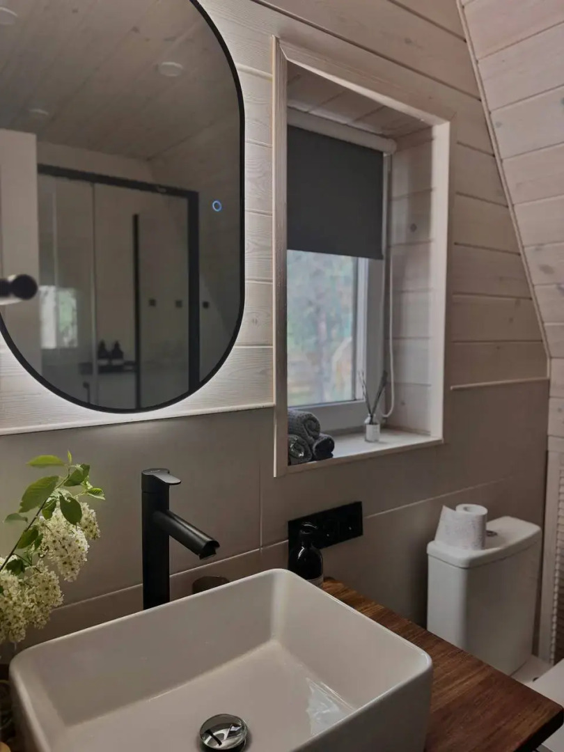 Частный дом Дом с горячей купелью