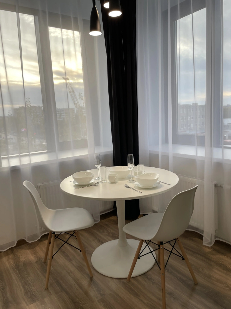 Квартира с проектором у метро в новом доме