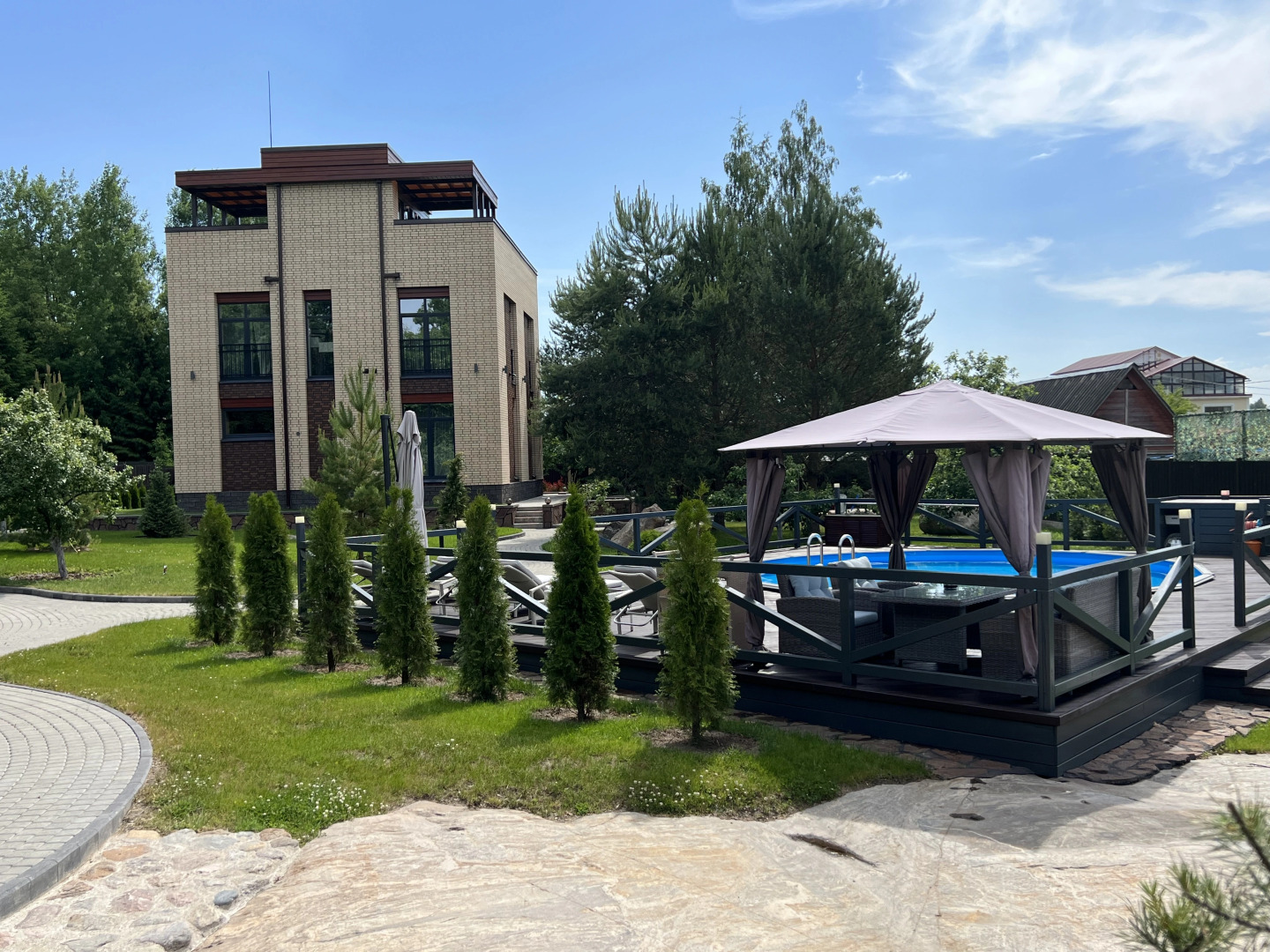 Частный дом Загородный дом Räisälä