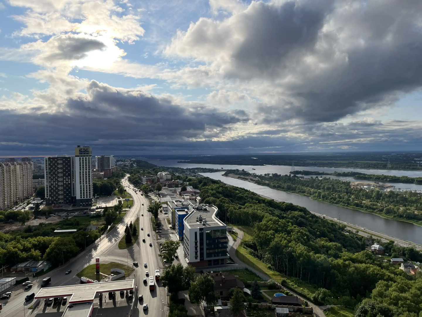 Квартира с красивыми закатами