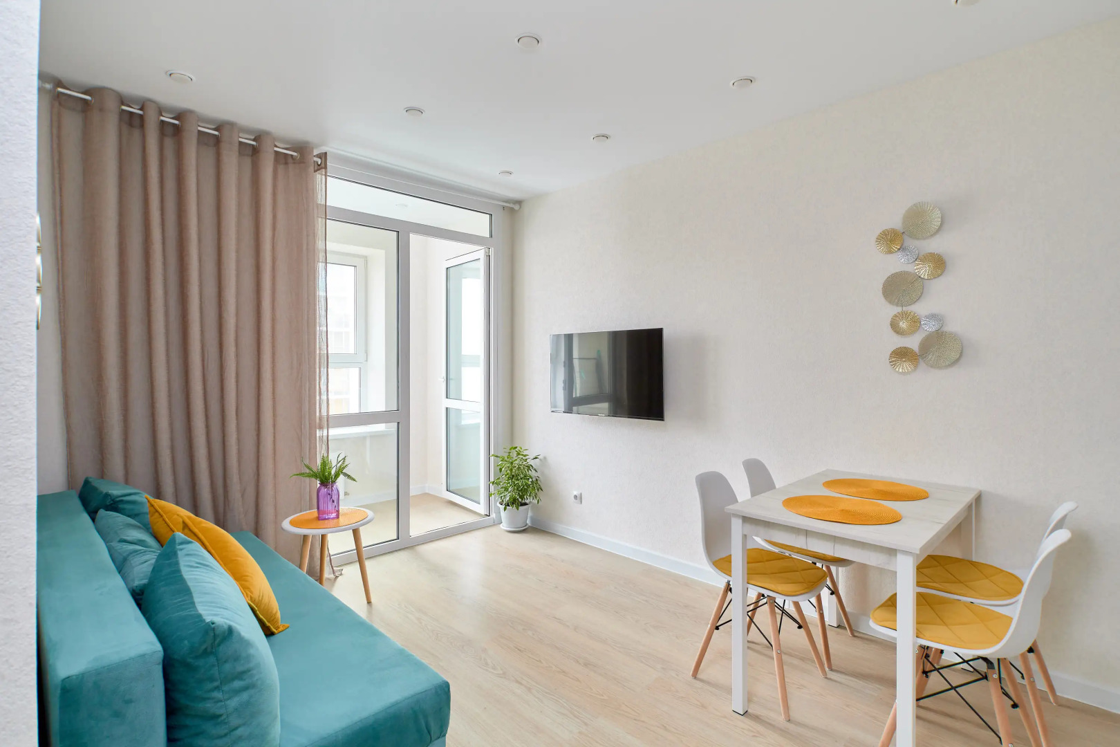 Квартира Светлая в ЖК Журавли