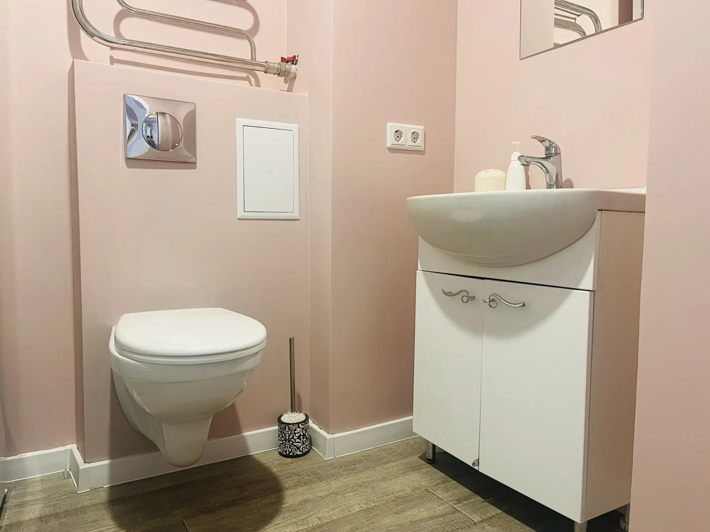 Апартаменты студия четырехместная вблизи горячего источника Волна