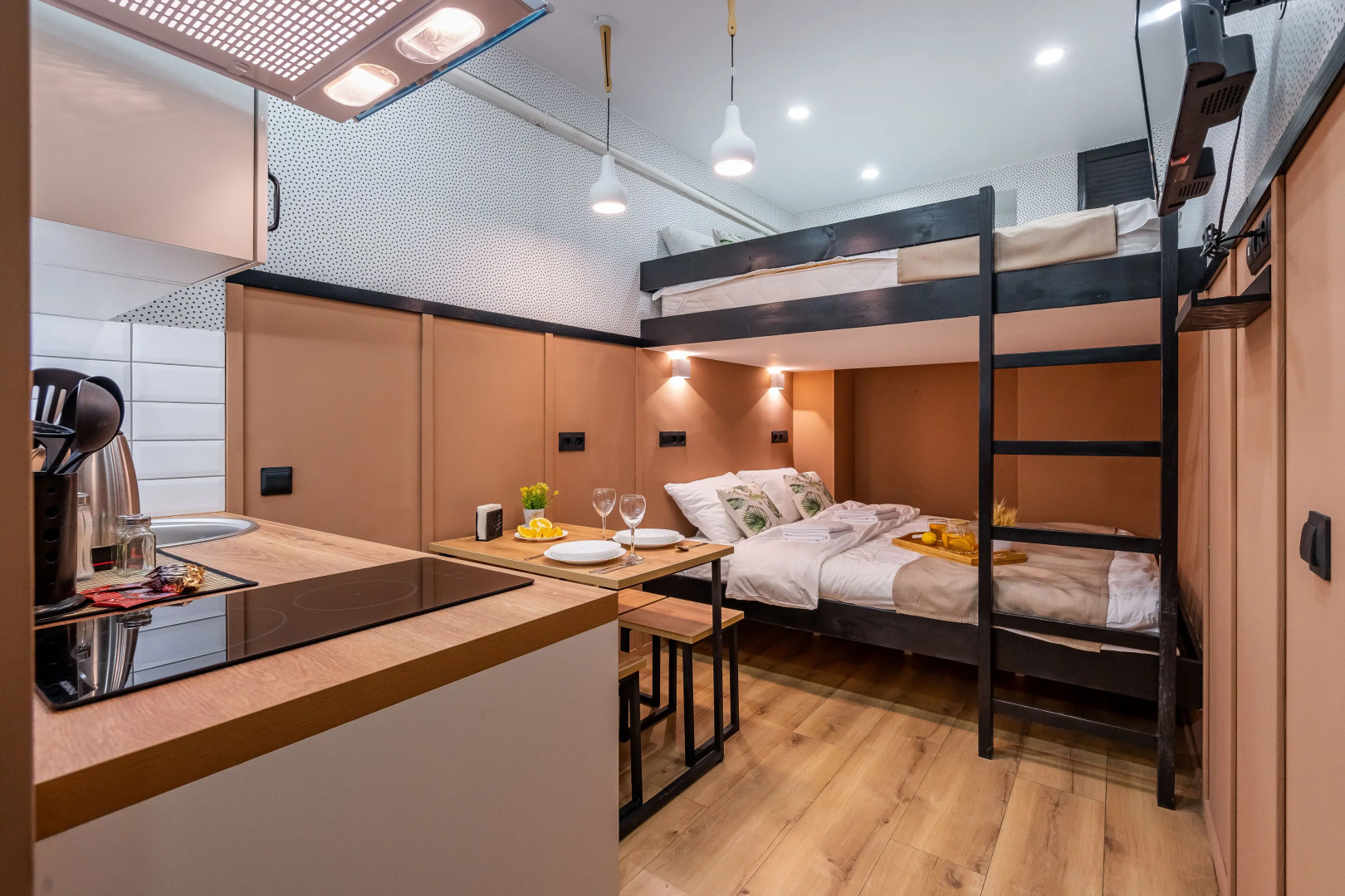 Апартаменты Семейная студия без окна